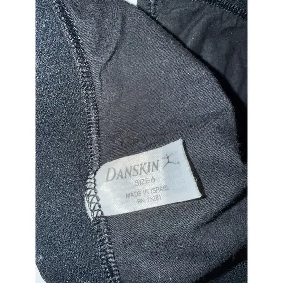 NWOT Vintage Danskin Thong – Black – Size 6 - Picture 3 of 3